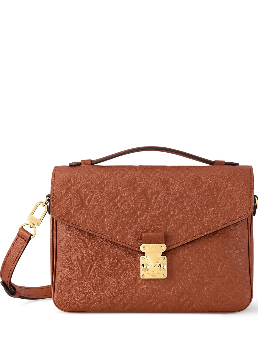 Louis Vuitton Cognac Monogram Empreinte Pochette Metis Shoulder Bag